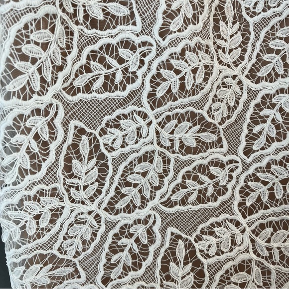 Dress the Population Magnolia One Shoulder Off-White Lace XXL Wedding Bridal EUC - Picture 14 of 15